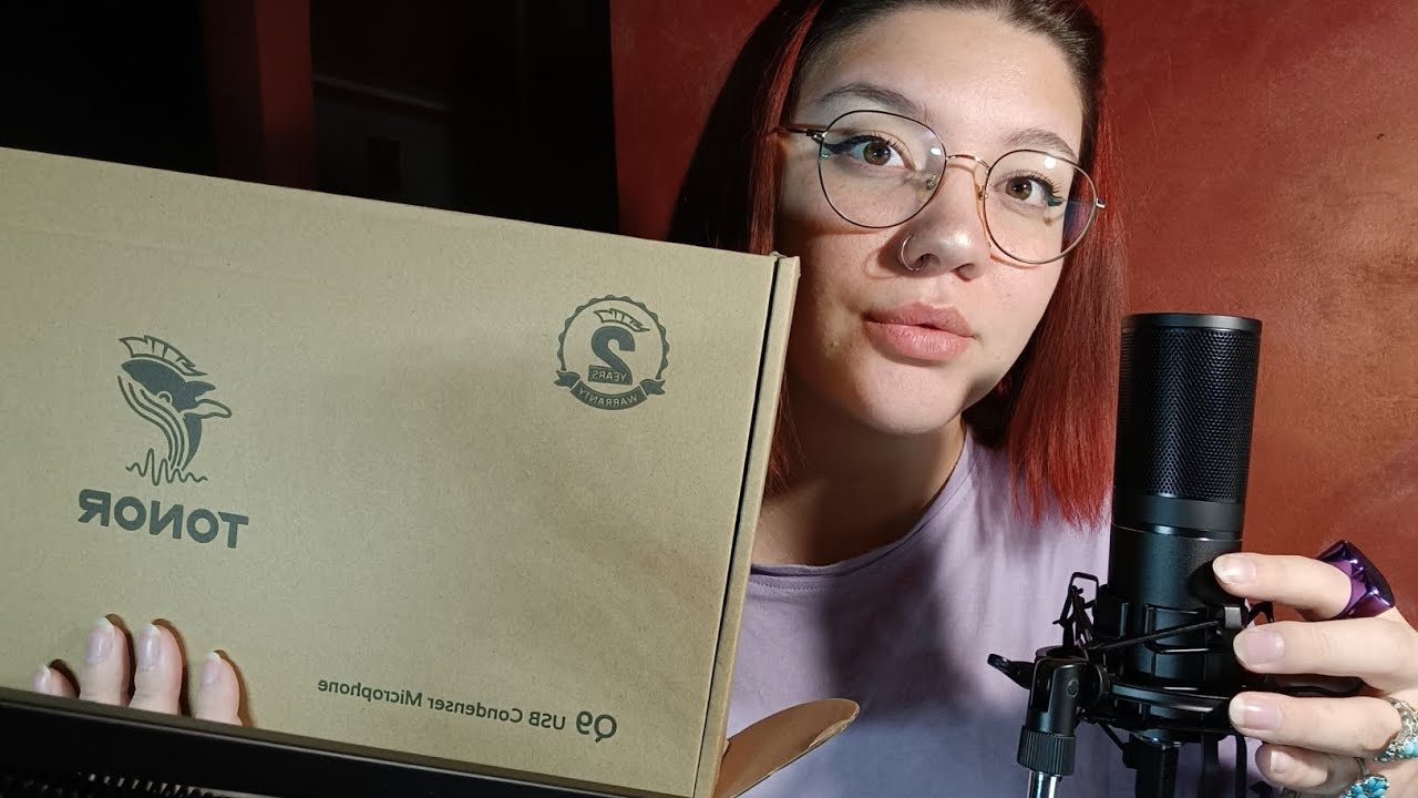 TEST NEW MIC TONOR Q9 (Collab) 😴😍💜 | ASMR ITA
