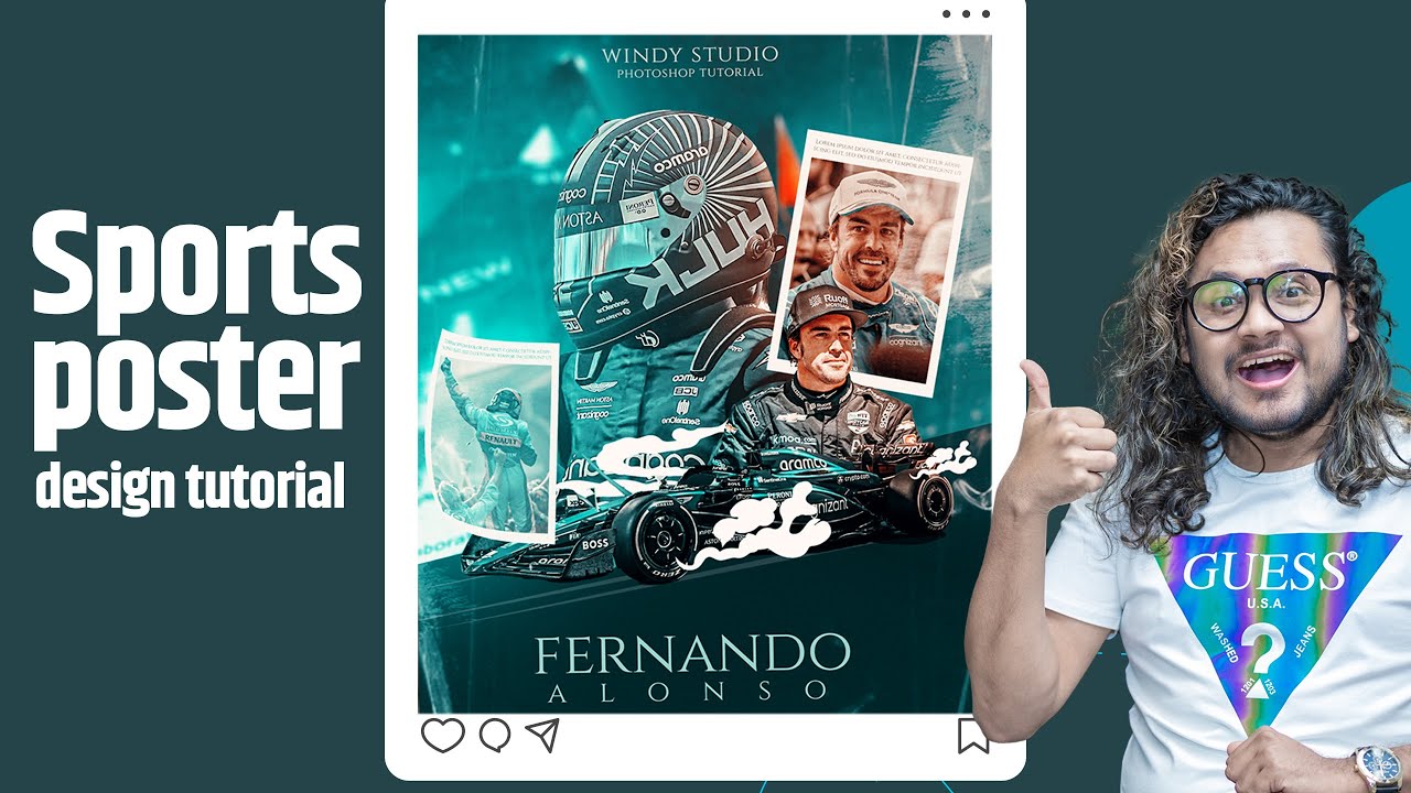Mastering Formula 1 Poster Design in Photoshop: Step-by-Step Tutorial!