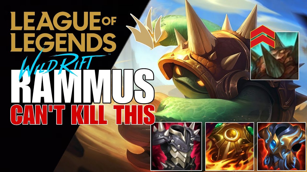 WILD RIFT: RAMMUS BUFF MADE ME IMMORTAL 0 DEATH 