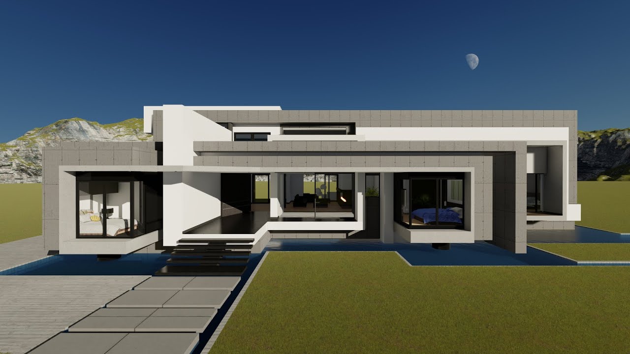 Presentación 2018 casa moderna de lujo Hatsu