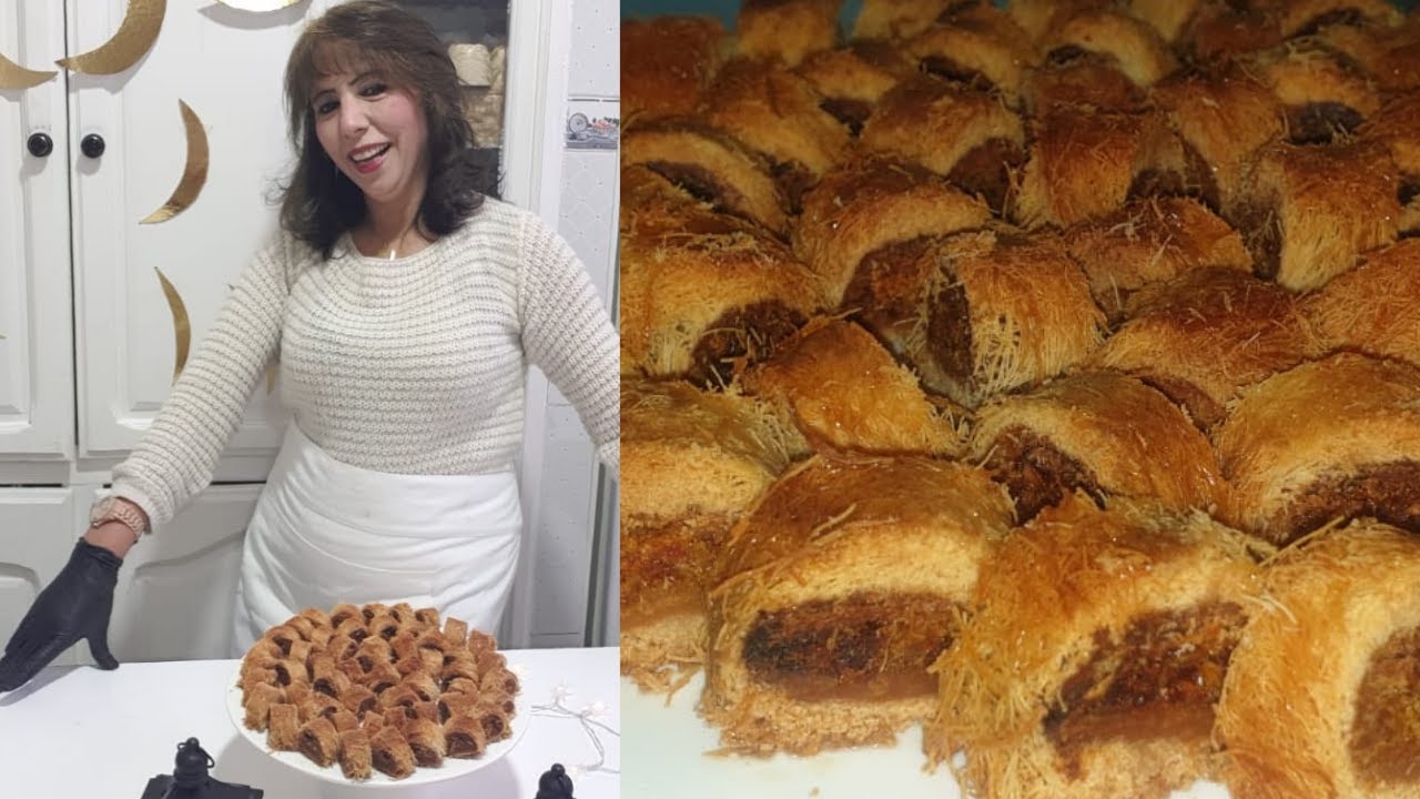 الكنافة بالمشماش و لوز تضيف جمالية على مائدة رمضان
