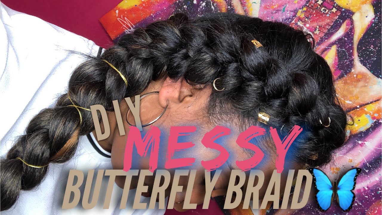 DIY | Messy Butterfly Braids