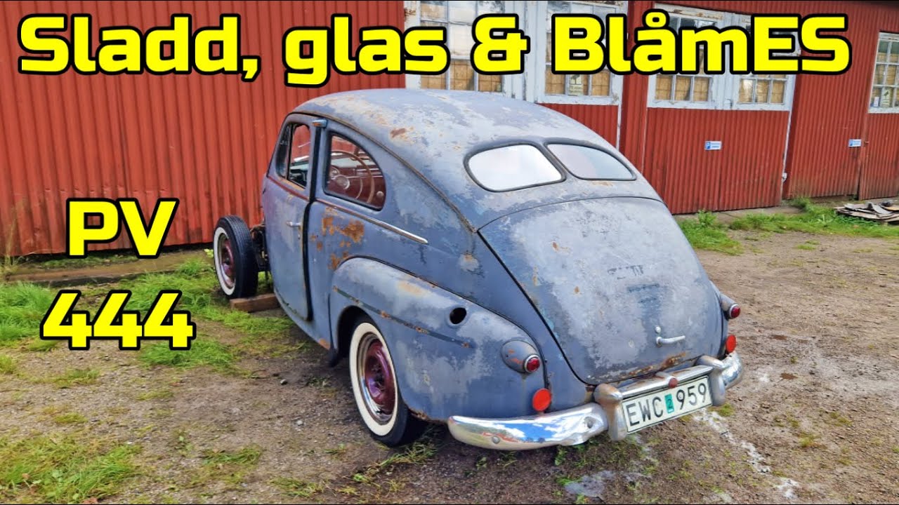 Snart inget kvar. Fortsatt isärtagning, Volvo PV 444 ES 1953