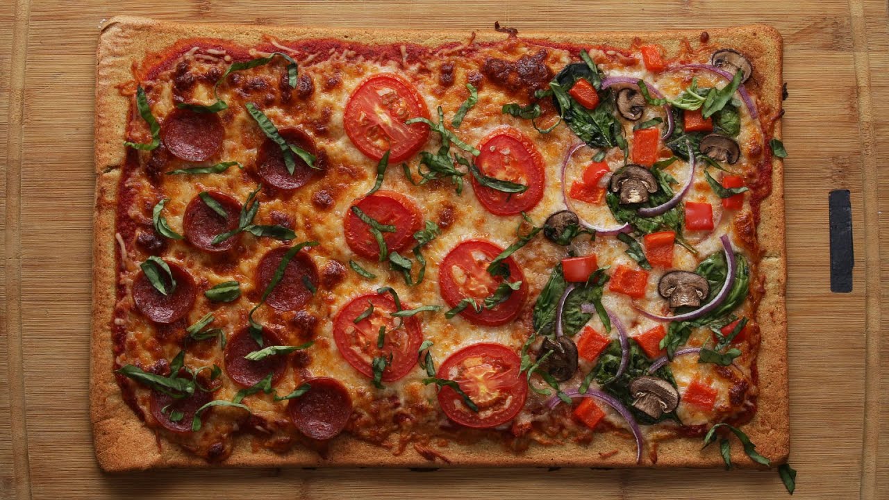 Sheet Pan Quinoa Pizza Crust