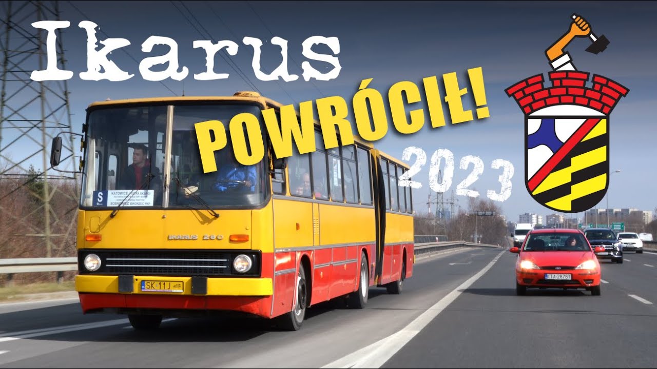 Przegubowy Ikarus powrócił na ulice Sosnowca!