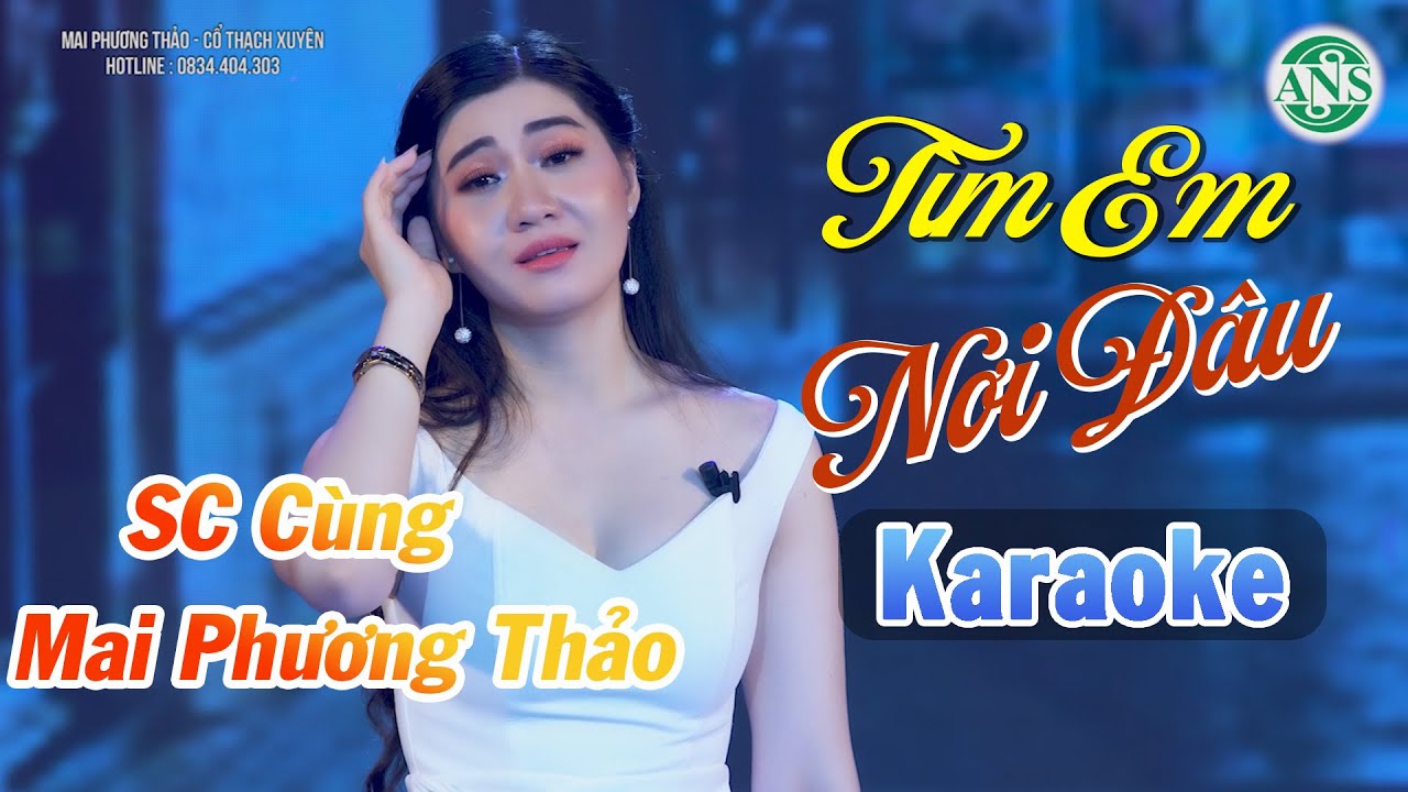 Karaoke Tân Cổ TÌM EM NƠI ĐÂU (Thiếu Kép) | Hát Với Mai Phương Thảo