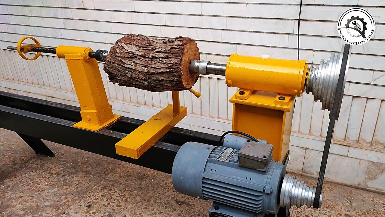 How I Built a Wood Lathe from Scratch | Full DIY Build