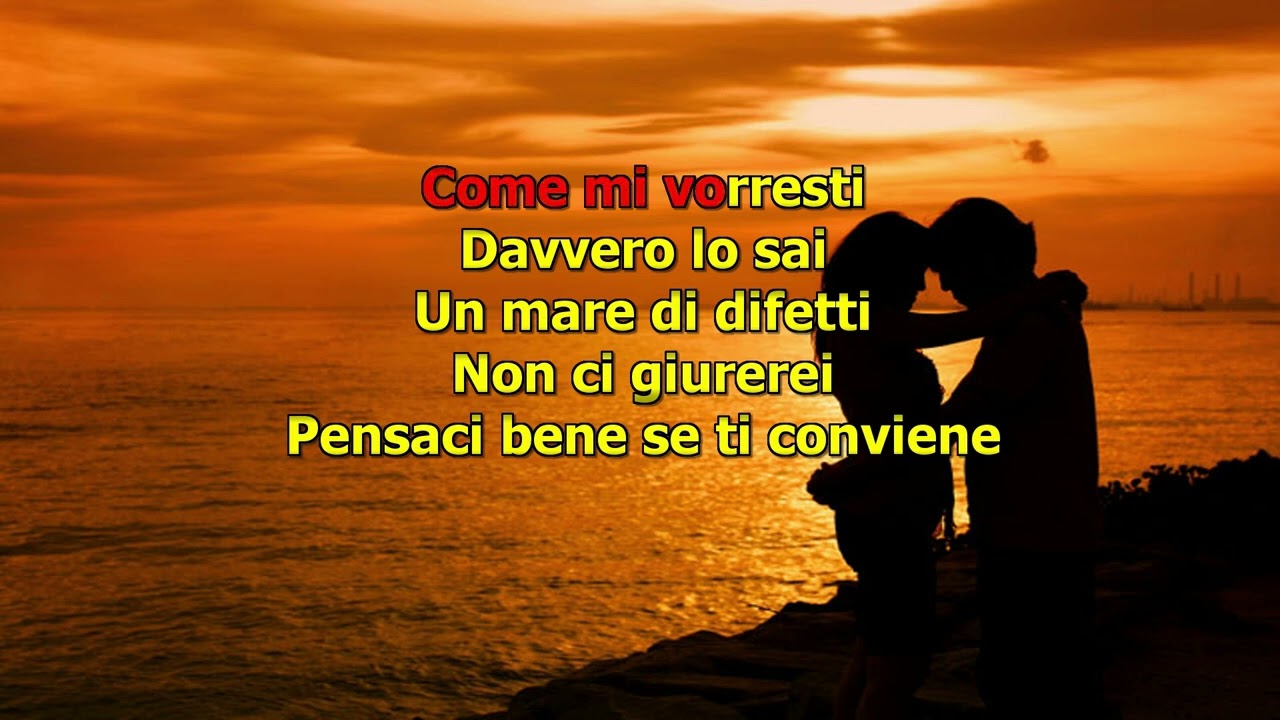 Renato Zero - Come mi Vorresti KARAOKE (Con cori)