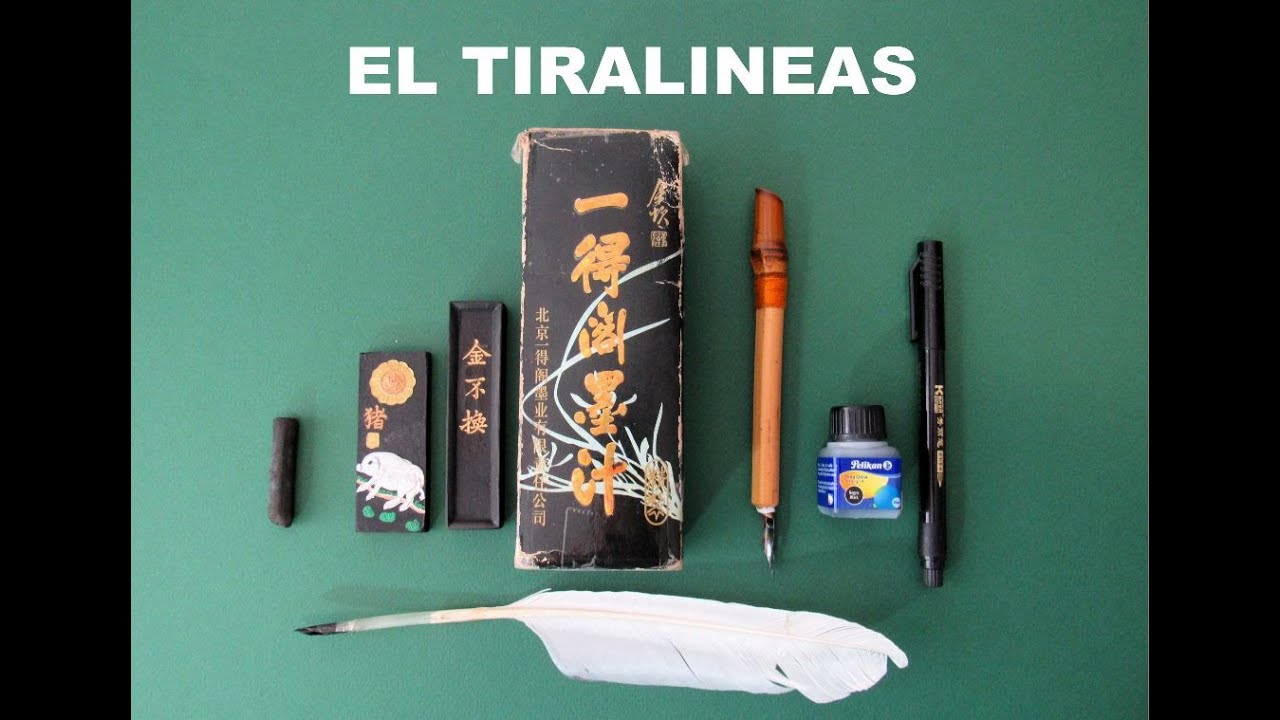 EL DIBUJO CON TIRALINEAS, Tinta china, indian ink RULING PEN