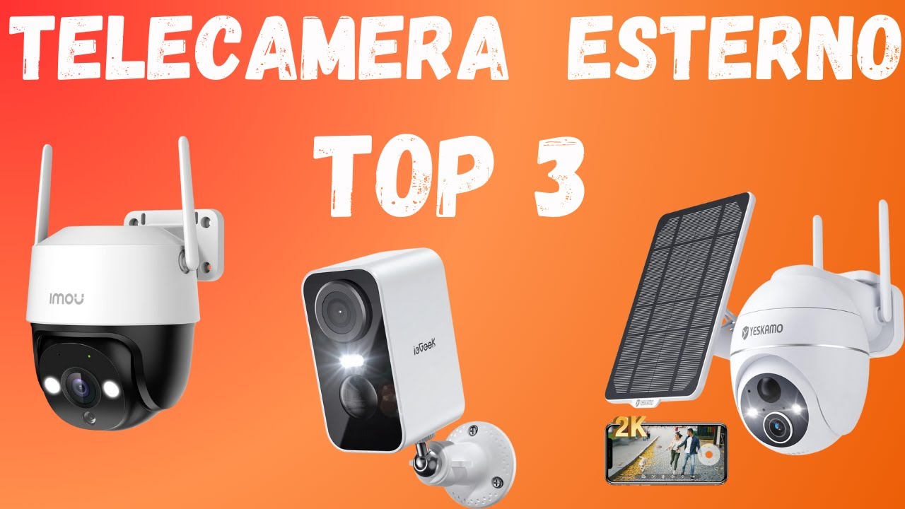 TOP 3 : LA MIGLIORE VIDEOCAMERA-TELECAMERA ESTERNO WIFI-BATTERIA SENZA FILI