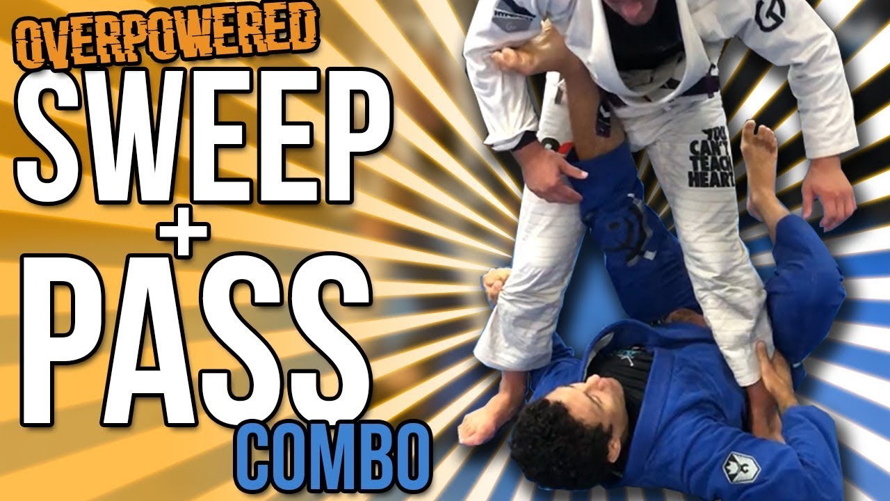 BJJ Technique Combo - Strong Sweep and Guard Pass Sequence