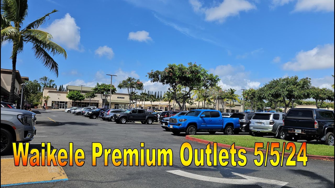 [4K] Waikele Premium Outlets in Waipahu, Oahu, Hawaii