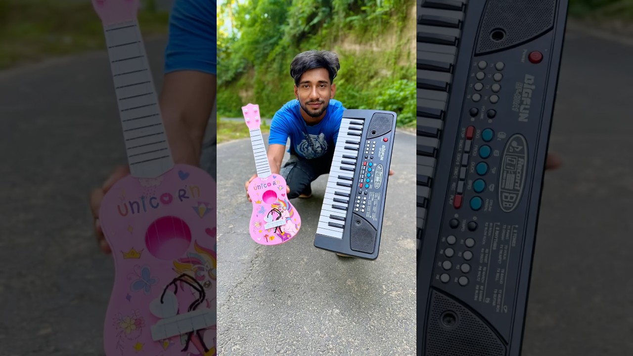 suto guitar vs electronic piano Unboxing🎸🔥