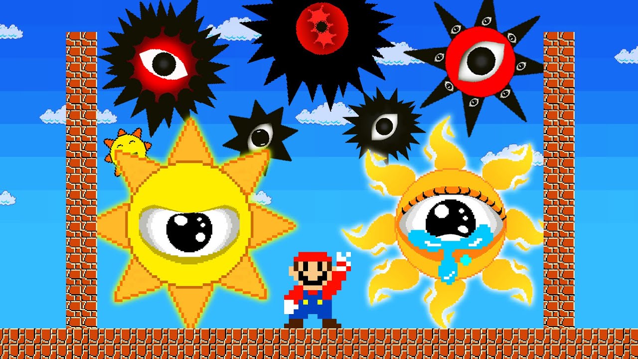 Mario vs Suika | Mr.Sun PHASE 0-1 ALL TOUCHING STORIES! (Sprunki Compliation)