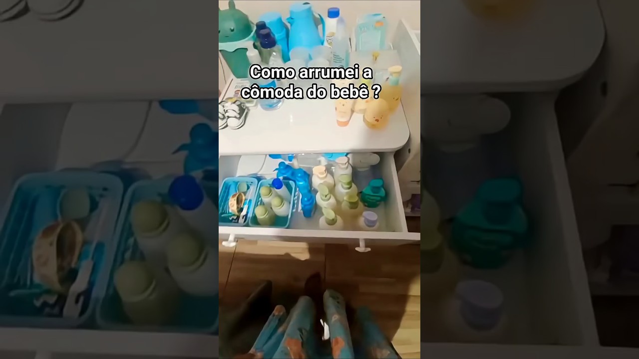 cômoda do bebê 💙 