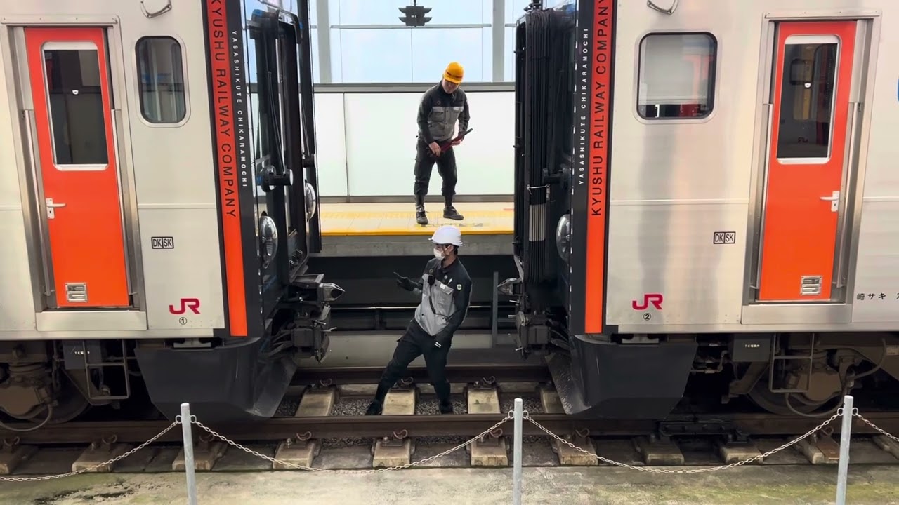 長崎駅YC1系連結