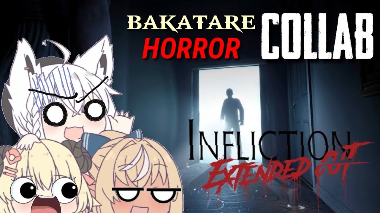 Flare, Fubuki, and Watame【ENG SUB】Bakatare Scary Moments! (Not Really)