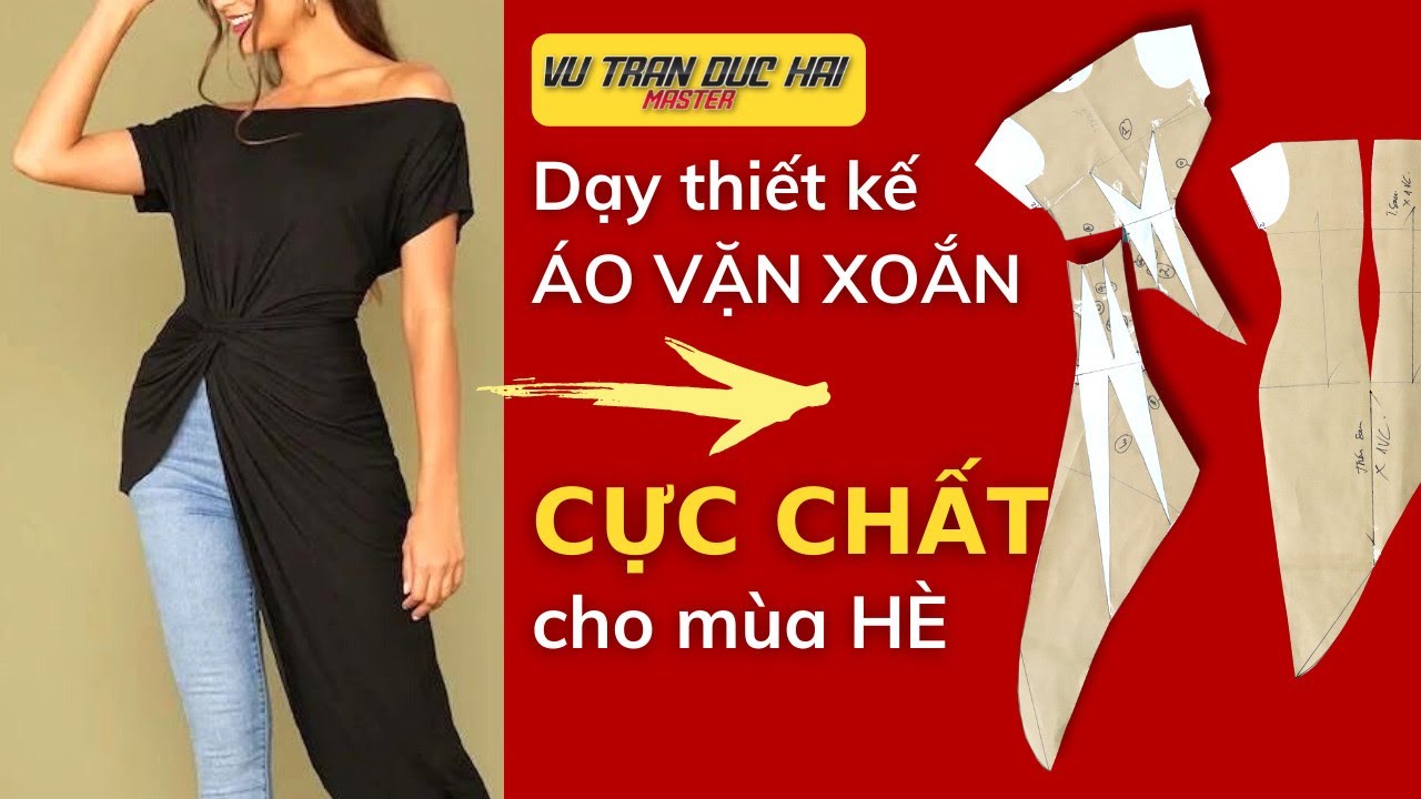 14 - Cách Thiết kế ÁO VẶN XOẮN CỰC CHẤT/ How to Design an EXTREMELY Twisted T-shirt