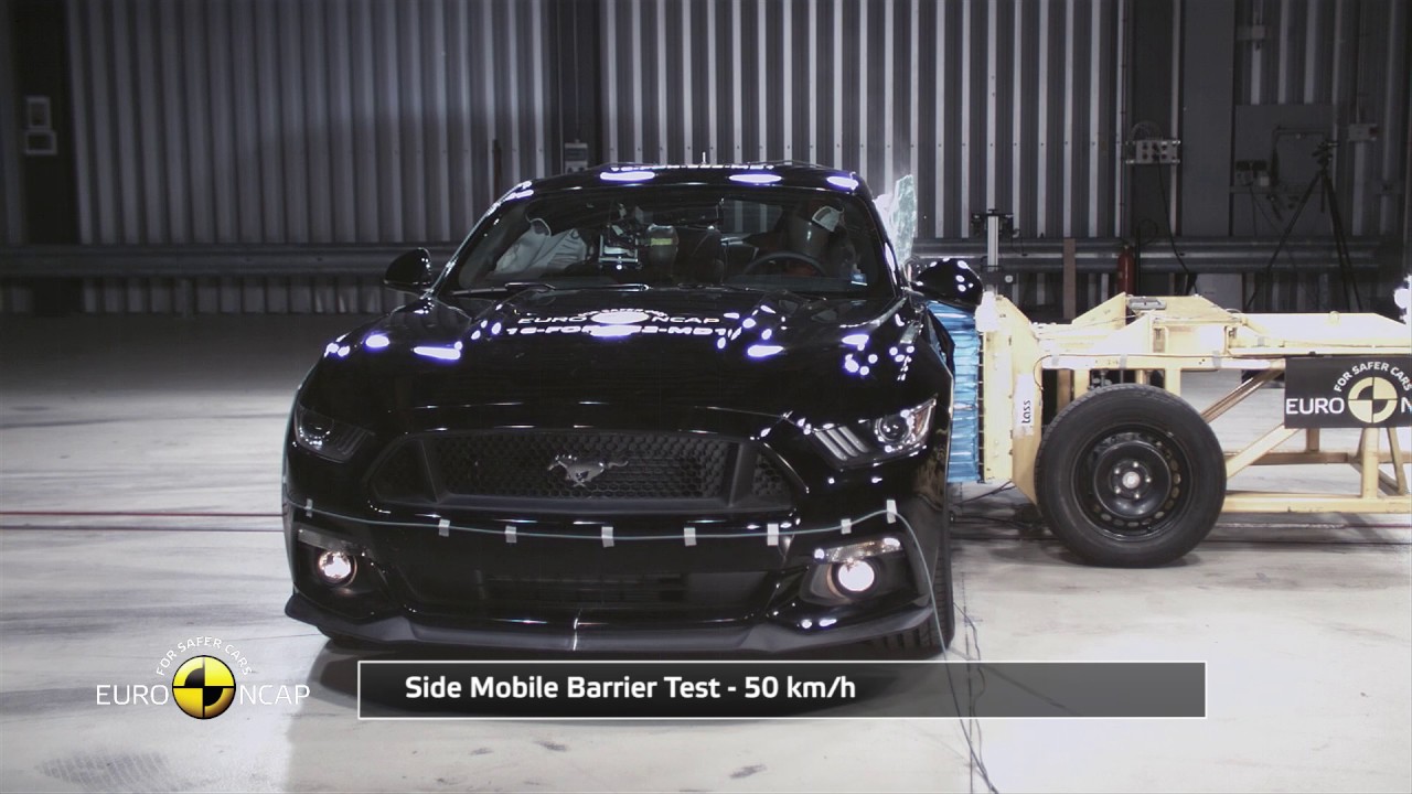 Euro NCAP Crash Test of Ford Mustang