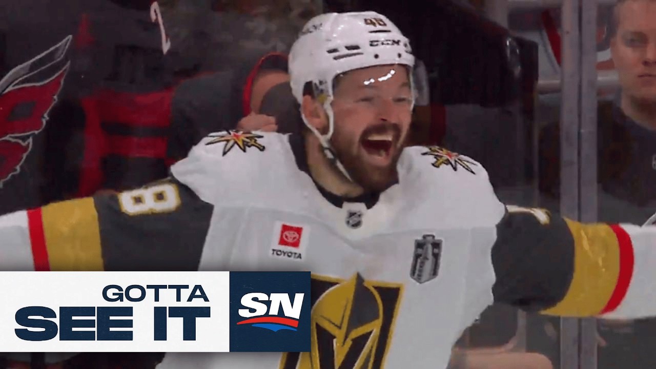 GOTTA SEE IT: Tomas Hertl Rifles Wrister To Give Golden Knights Late Lead