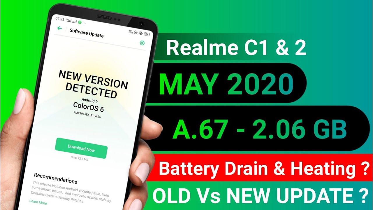 Realme C1/2 New May A.67 - 2.06 GB Update Rolling Out | Old Vs New Update Performance ?