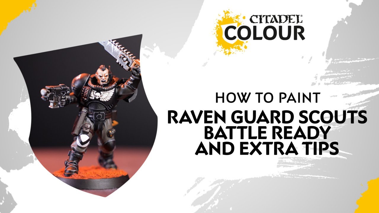 How to Paint Raven Guard Scouts - Battle Ready and Extra Tips