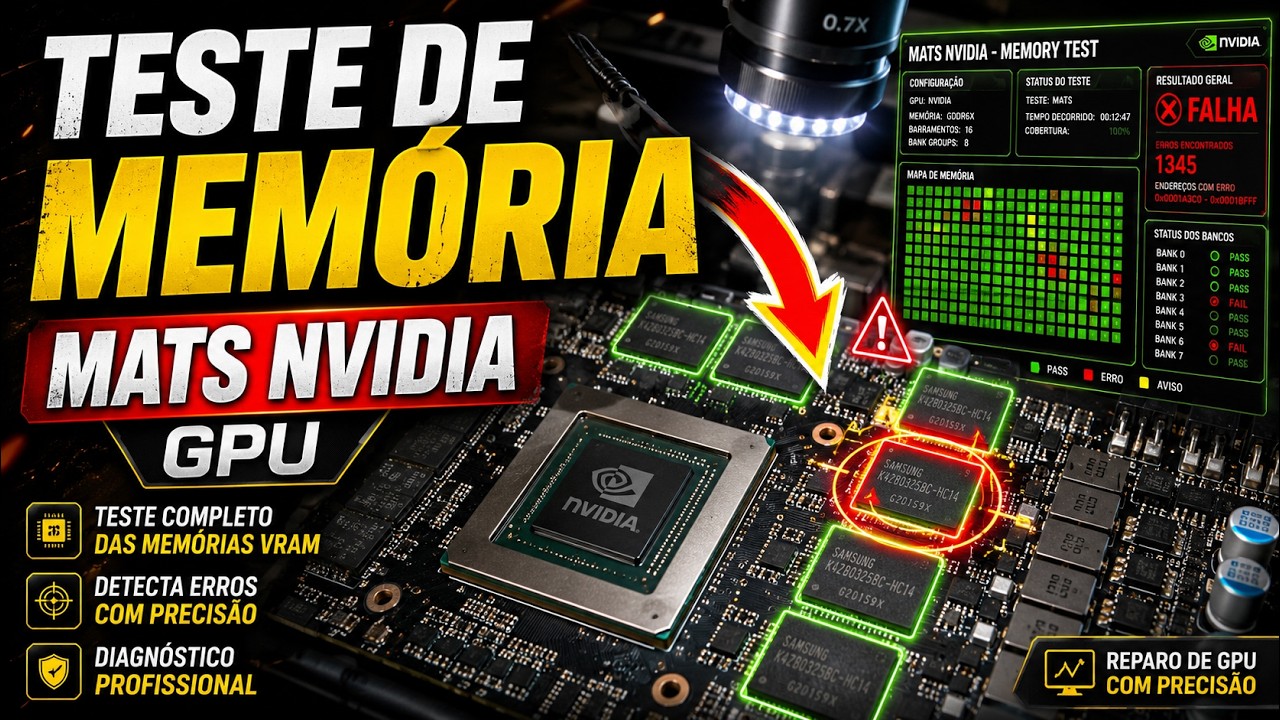 QualyTEC Informática  - Software MATS - Teste de Memorias de Placa de Vídeo Card Memory Test