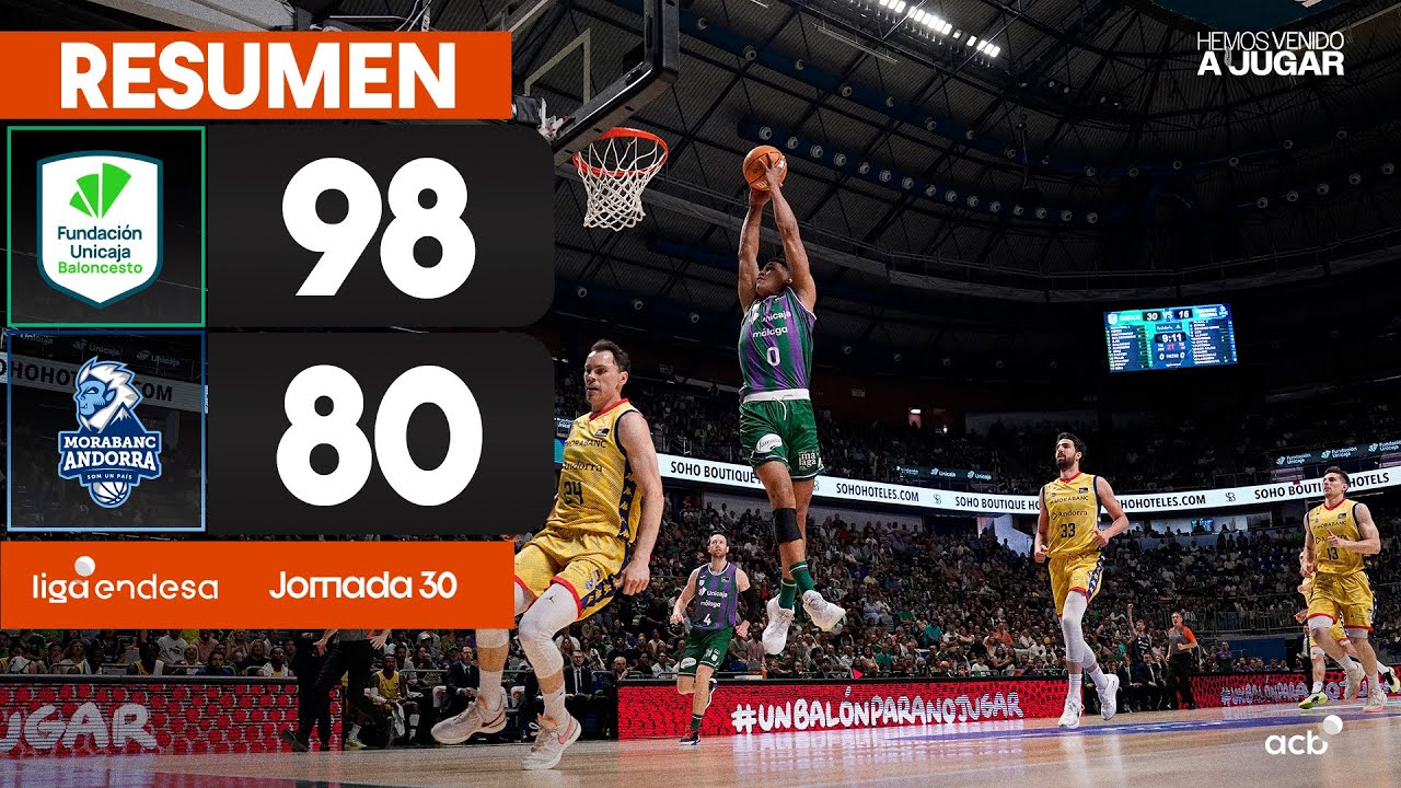 Unciaja - MoraBanc Andorra (98-80) RESUMEN | Liga Endesa 2024-25