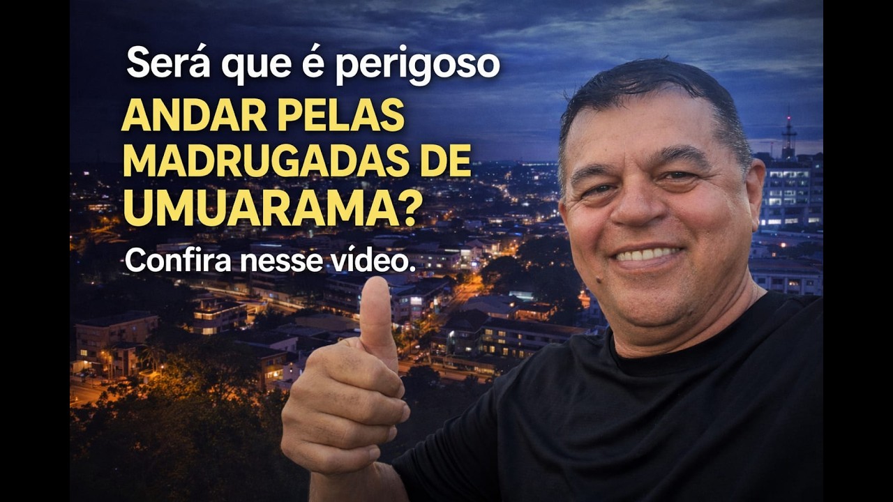 VEJA POR ONDE PASSO INDO PARA MEU TRABALHO NA MADRUGADA !!
