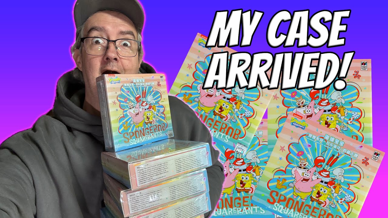 Wonder Card SpongeBob Series 1 Case Unboxing - Full Case Arrival & Card Pulls