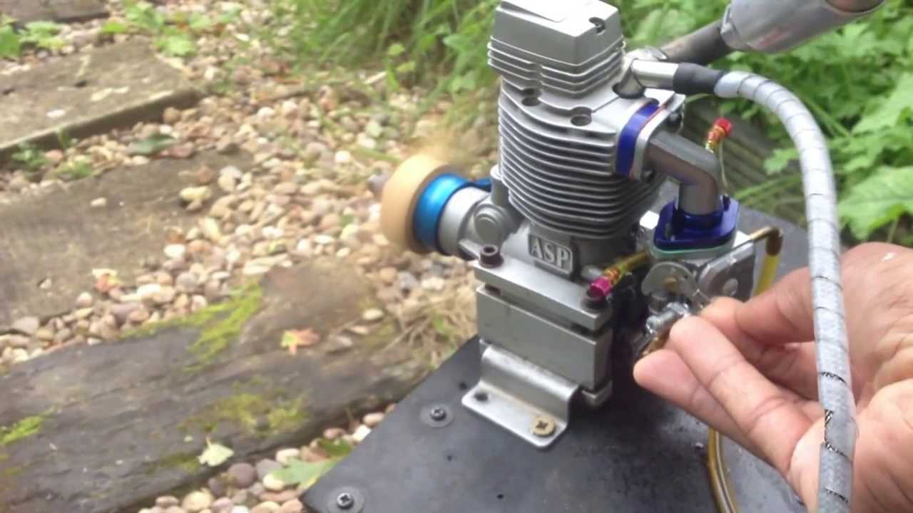 ASP 180 Single Cylinder Engine Converted To Gas
