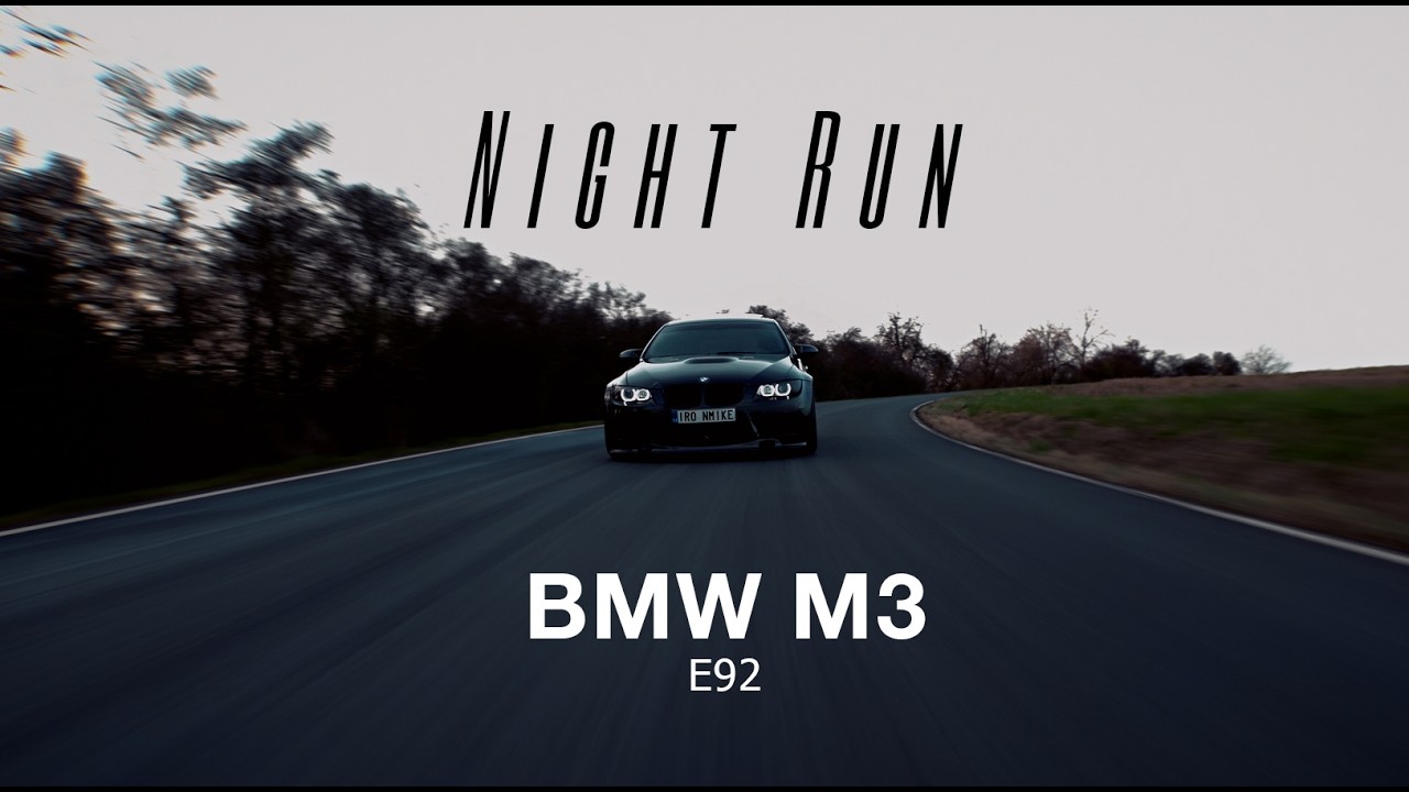 BMW M3 E92 - Night Run (IRONMIKE) 4K cinematic