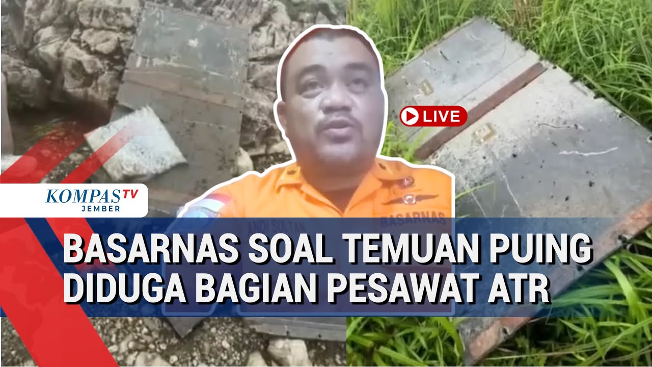 Serpihan Puing Diduga Pesawat ATR 42-500 Ditemukan, Ini Penjelasan Basarnas