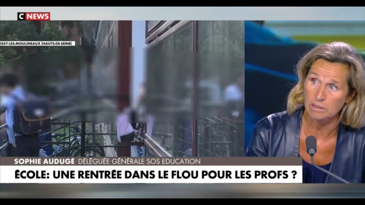 Sophie Audugé : 'Aujourd'hui, les élèves sont soumis à une violence jamais égalée !'