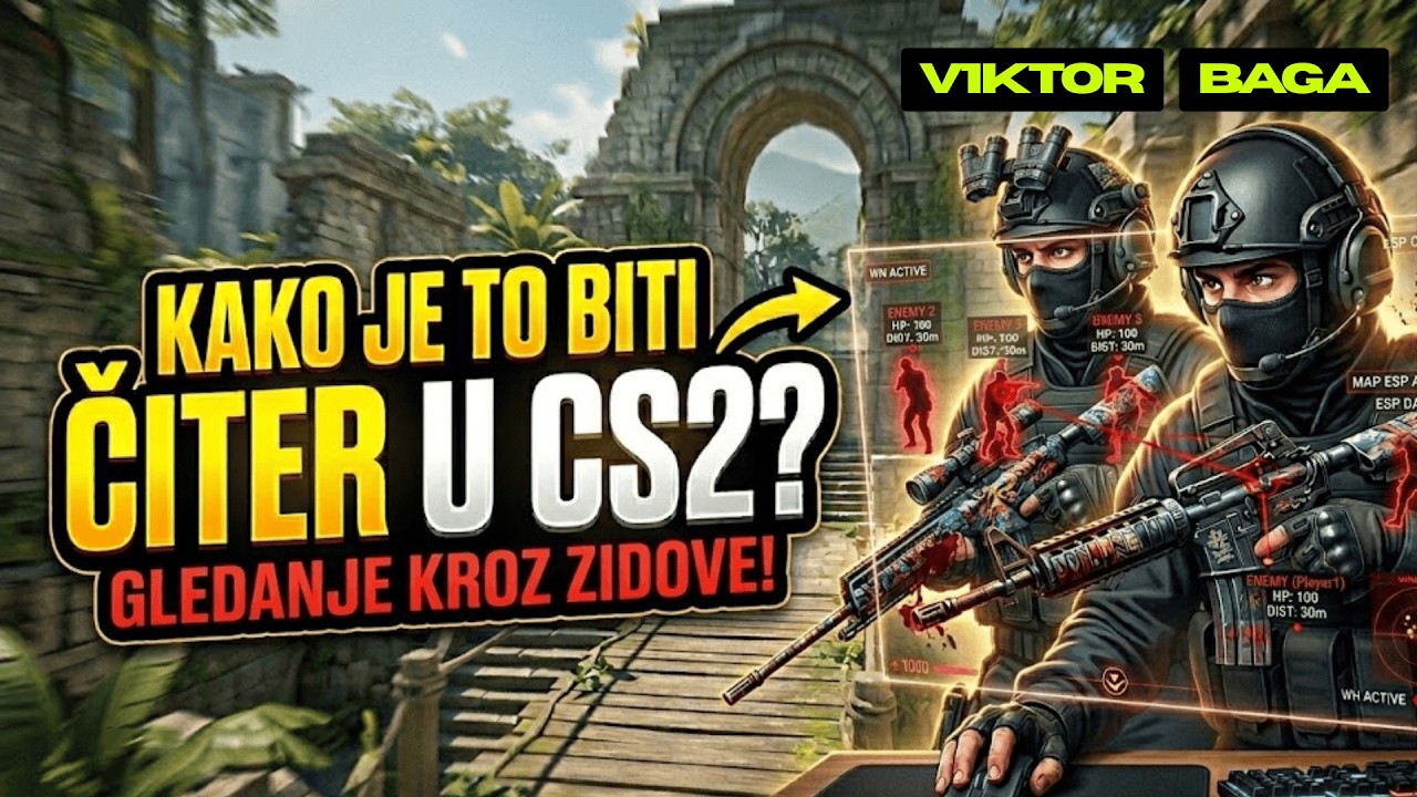KAKO IZGLEDA BITI CHEATER U CS2? ft. V1KTOR, MILOVAN