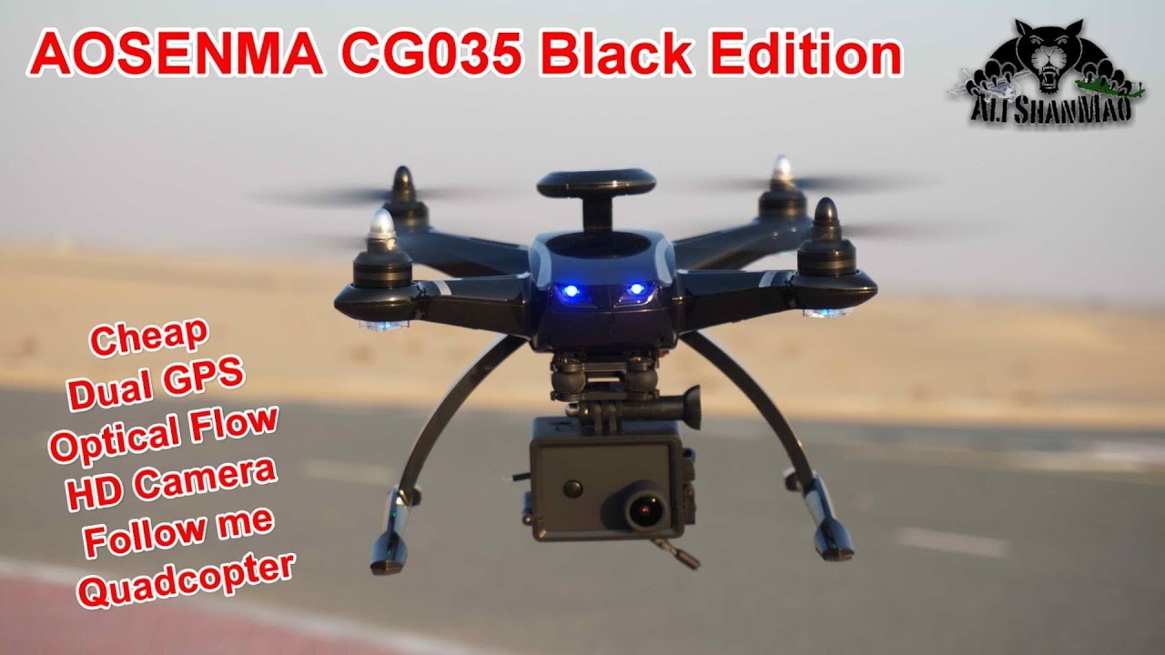 Cheapest and Reliable GPS Follow me Quadcopter CG035 Black Edition