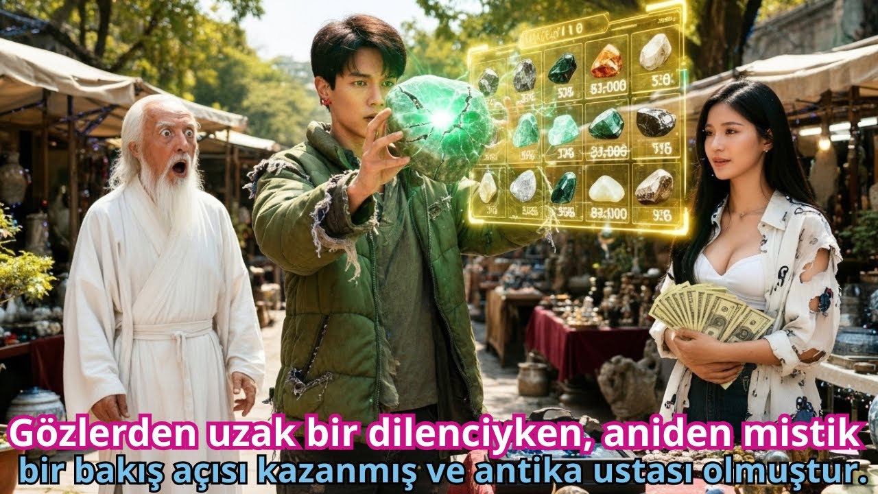 G&ouml;zlerden uzak bir dilenciyken, aniden mistik bir bakış a&ccedil;ısı kazanmış ve antika ustası olmuştur.