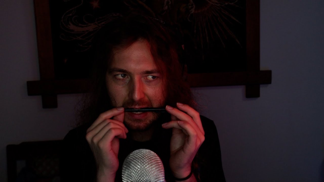 ASMR Heavy Breathing with  pen noms