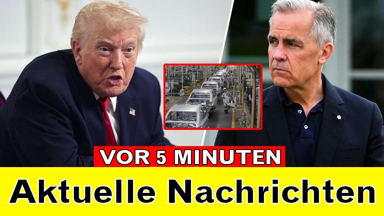 🚨 Schock für Washington: Kanada stoppt Auto-Lieferketten – Trump verliert völlig die Kontrolle!