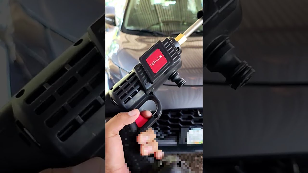 🚗🔫Me compré esta hidrolavadora por $298 pesos! 😱 #hidrolavadora #carwash 