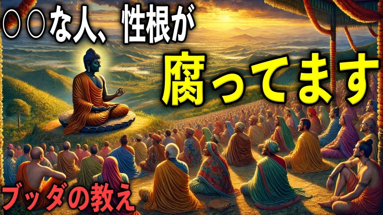 性根が腐ってる人の決定的な特徴｜ブッダの教え