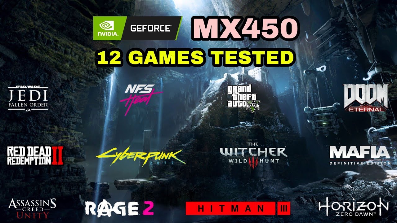 Nvidia GeForce MX450 Gaming Test ! 2021