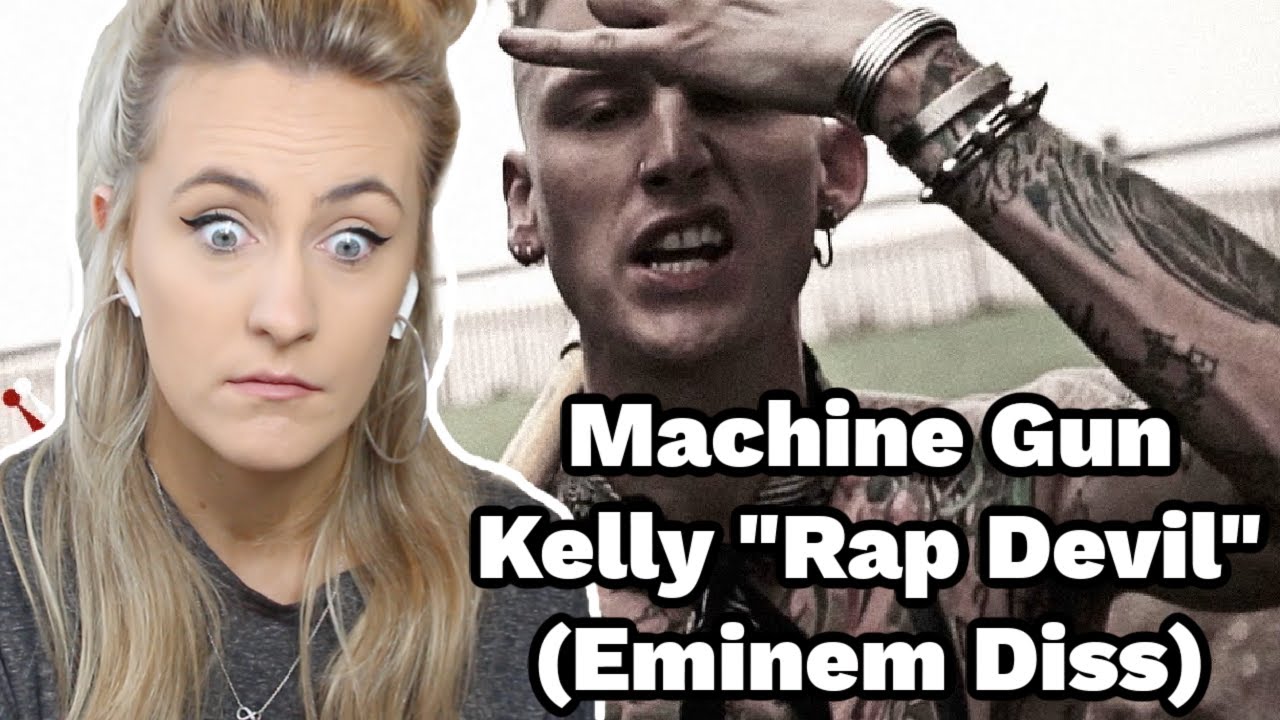 Basic White Girl Reacts To Machine Gun Kelly "Rap Devil" (Eminem Diss)