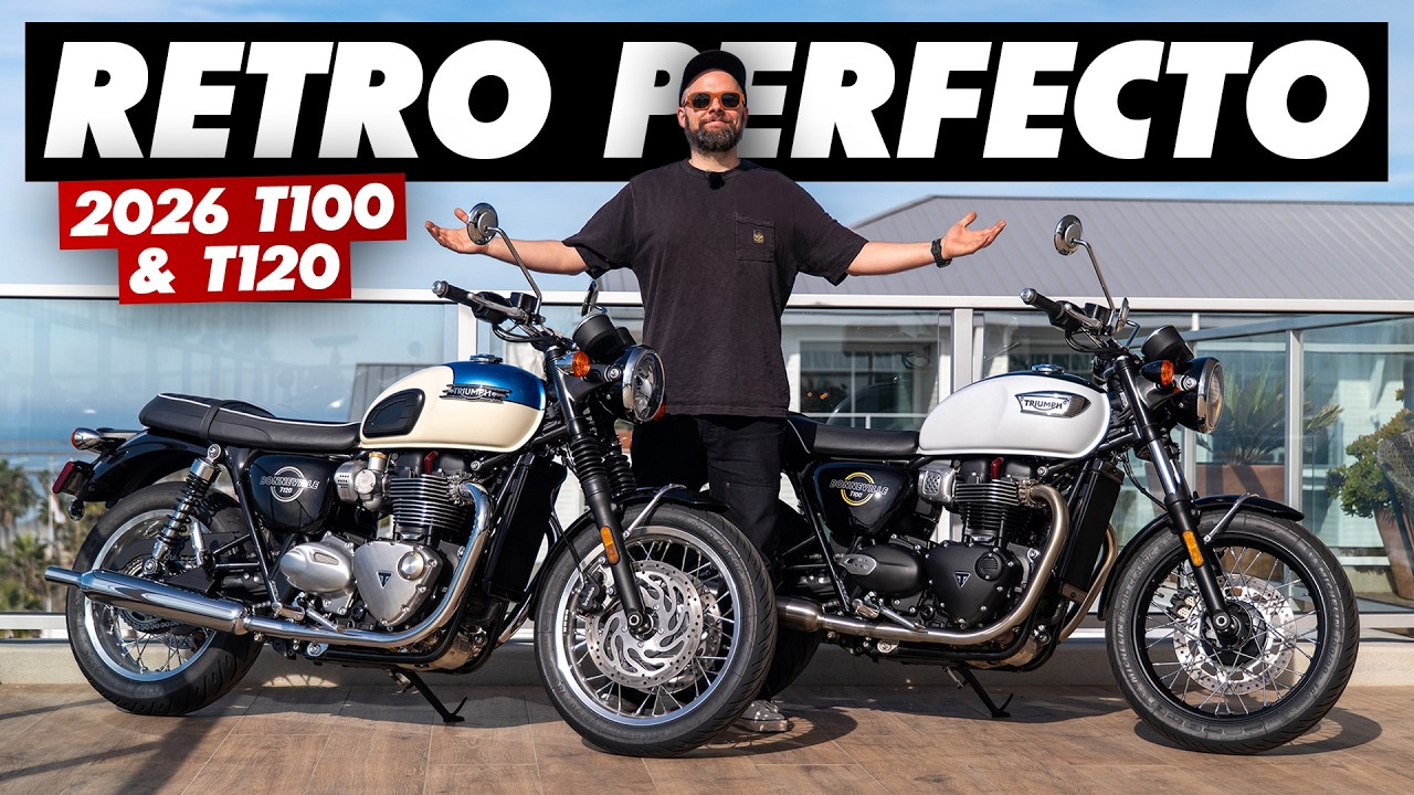 Why Triumph's 2026 Bonneville T100 & T120 Are Better Than Ever!