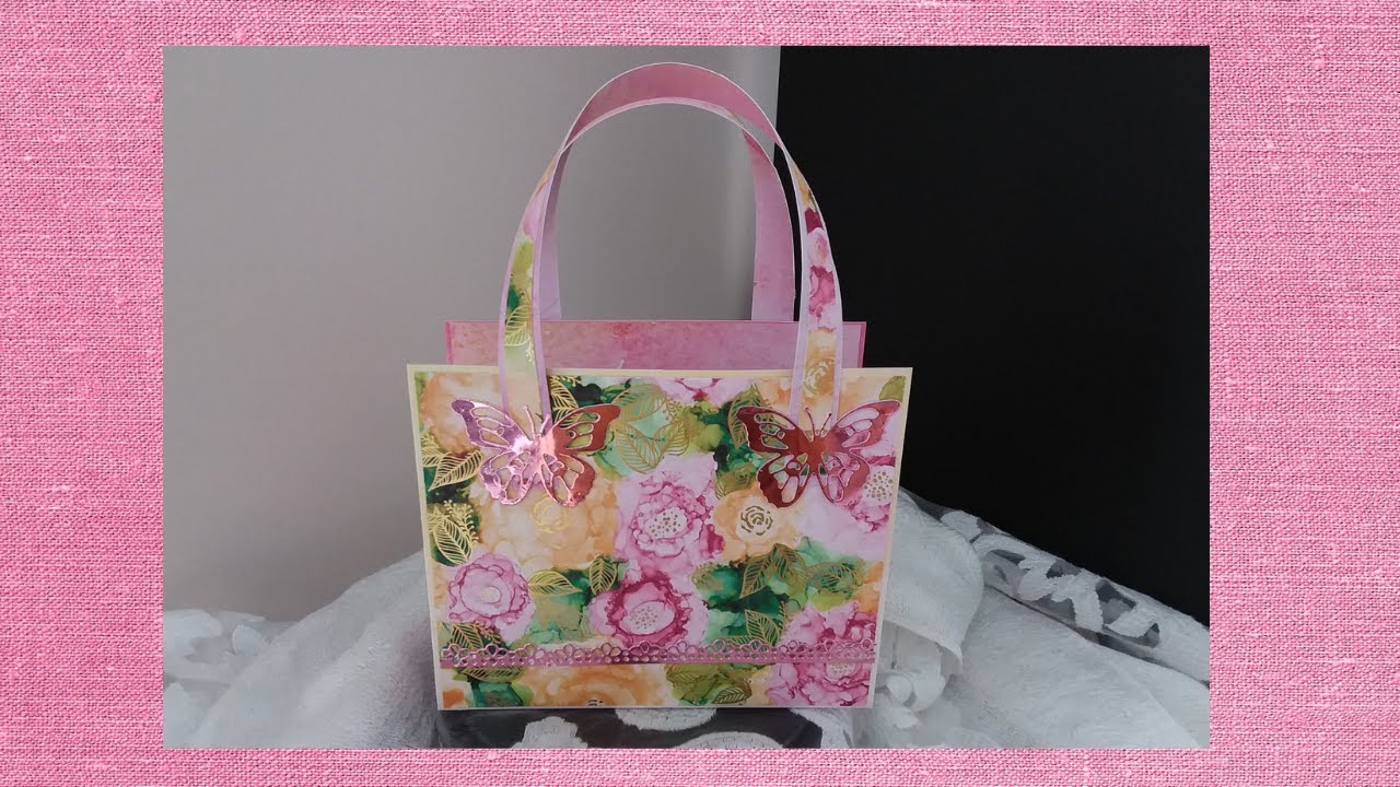 Petit sac  Papier  Stampin'up Scrapbooking.    Small Stampin'up  Paper Bag