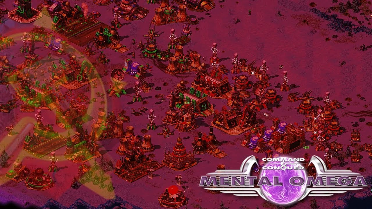 Mental Omega Russian Third war Mode 3v3 gameplay