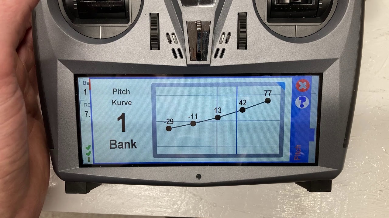 Schwebepitch-Setup an der VBar Control