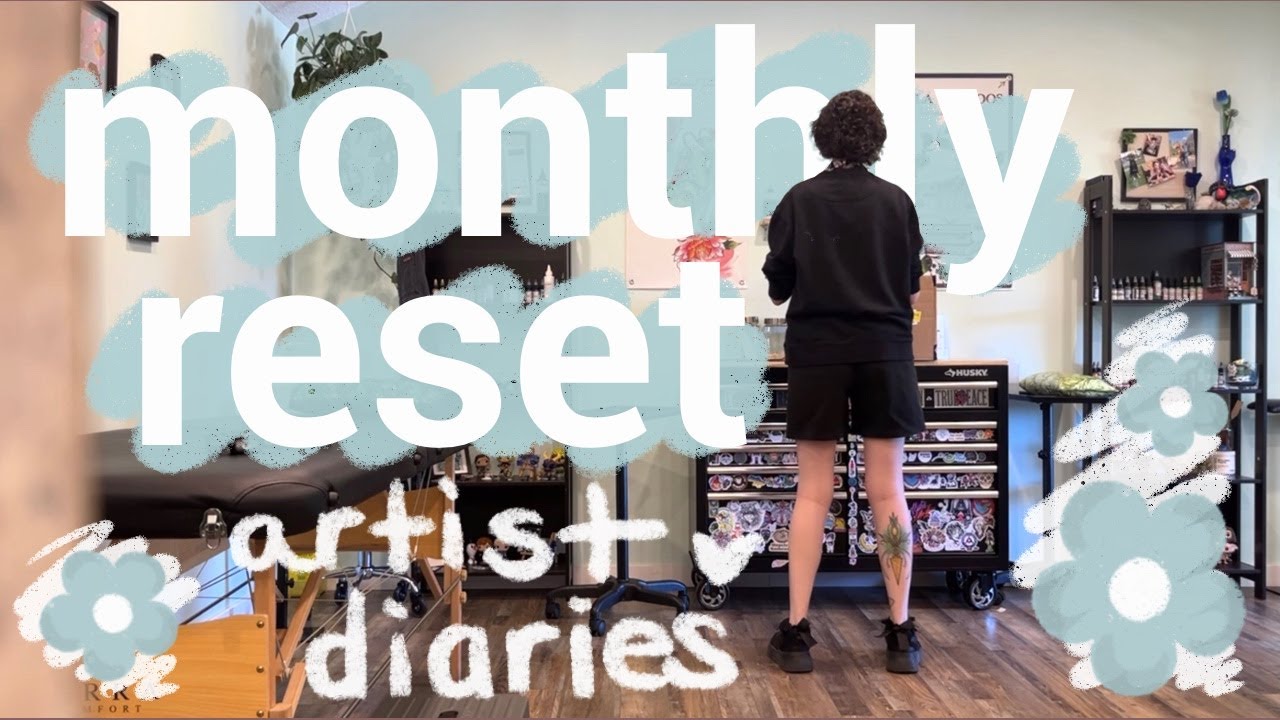 How I Recharge and Reset 🌱 Organizing, Healthier Habits, and Goals | Artist Diaries