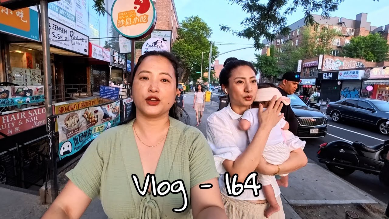 A nice evening walk after the extreme heatwave || Tibetan Vlogger || New York ||