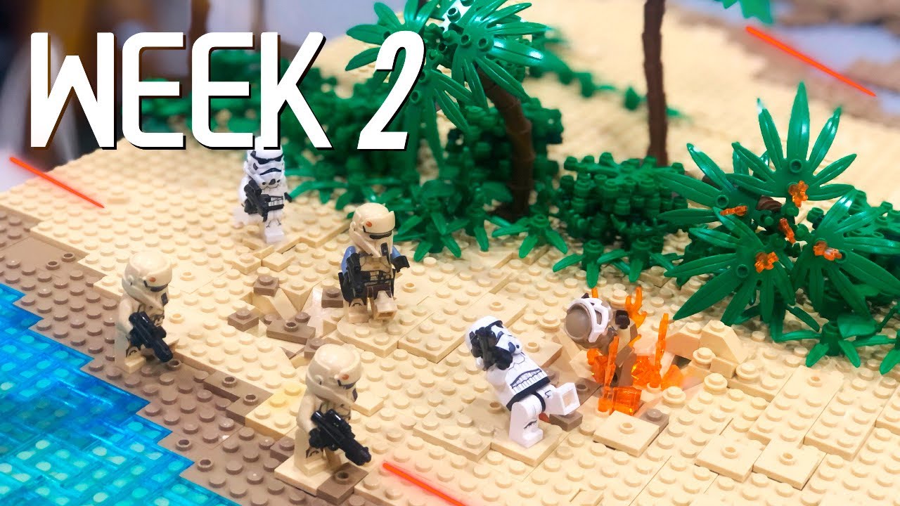 Building Scarif in LEGO - WEEK 2: The Islands